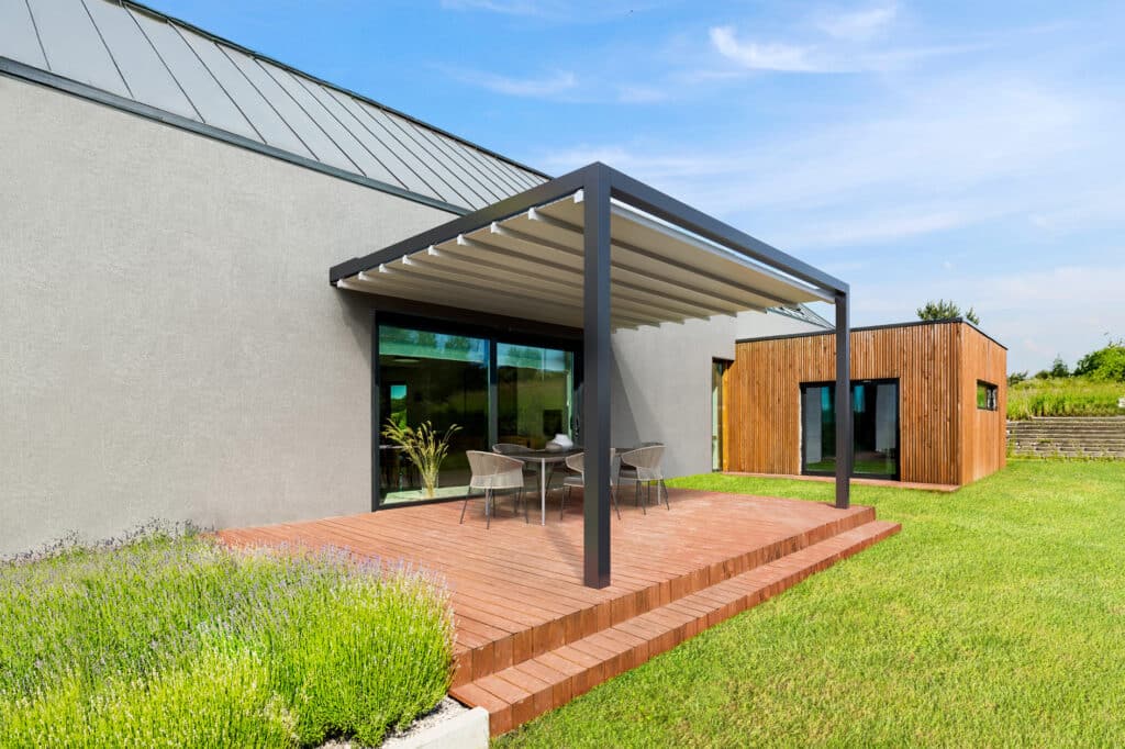 New Lani pergola by Gibus: an ode to the sky, light and architecture of well-being. 1