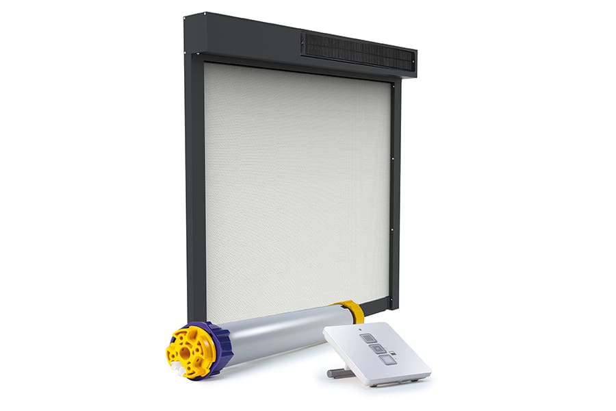 Smits Rolluiken en Zonwering breidt assortiment uit met Neosol S300 solarmotor voor SolidScreen 1