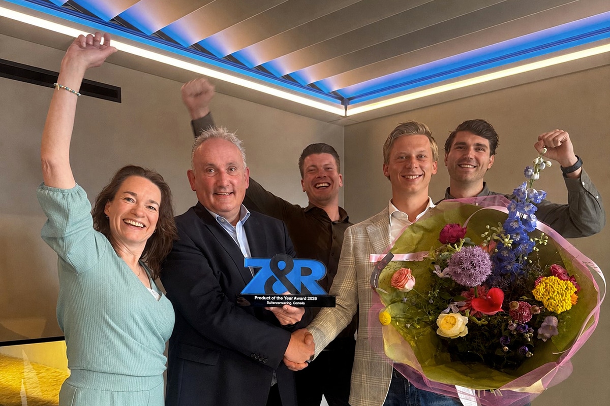 Categorie buitenzonwering: Z&R Award 2026 gaat naar CORNELS met innovatieve modulaire terrasoverkapping 1