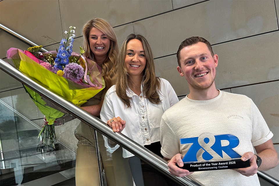 Coulisse uit Enter wint Z&R Award met Smart Frame het click-in 2