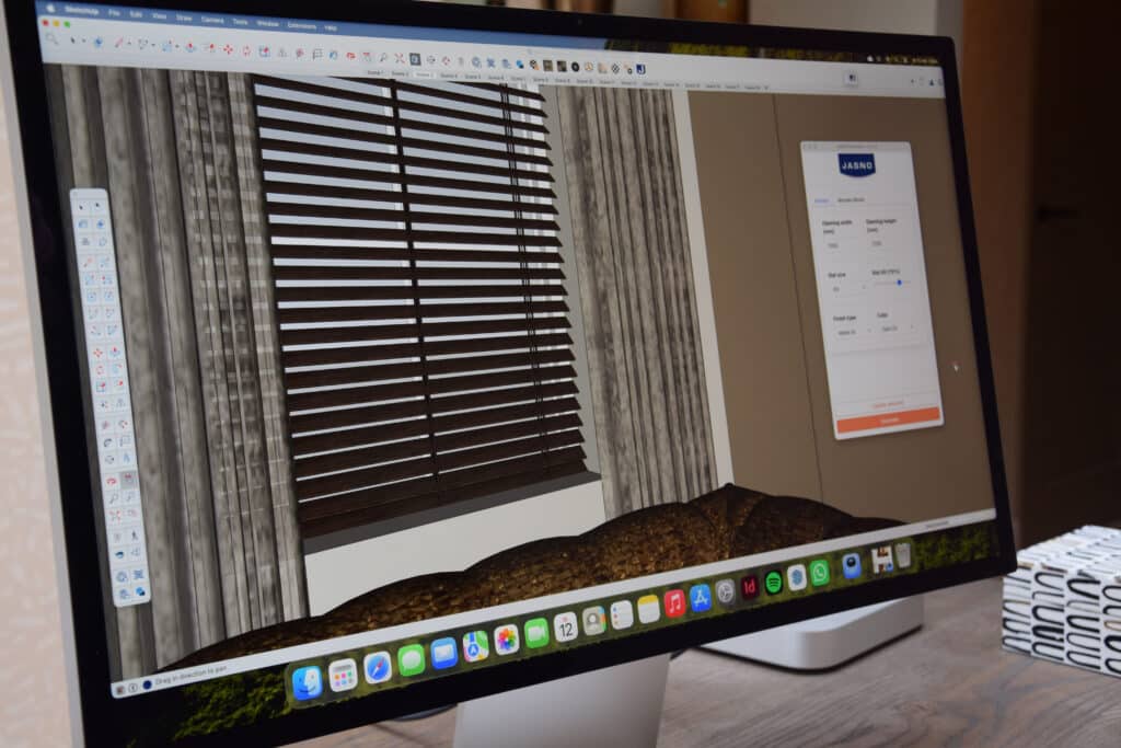 JASNO makes realistic shutter visualizations available in SketchUp 4